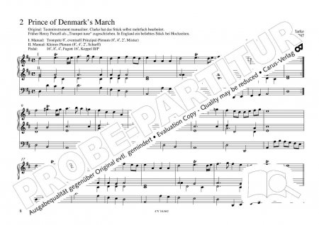 Preview: Prince of Denmarks March